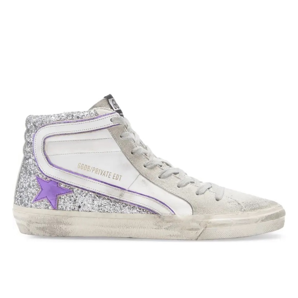 Golden Goose Private Edt Glitter Slide High Top